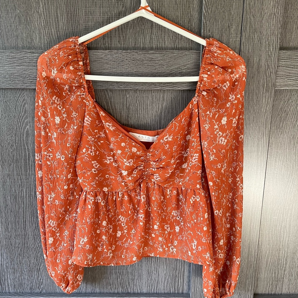 ASTR - Orange Blouse